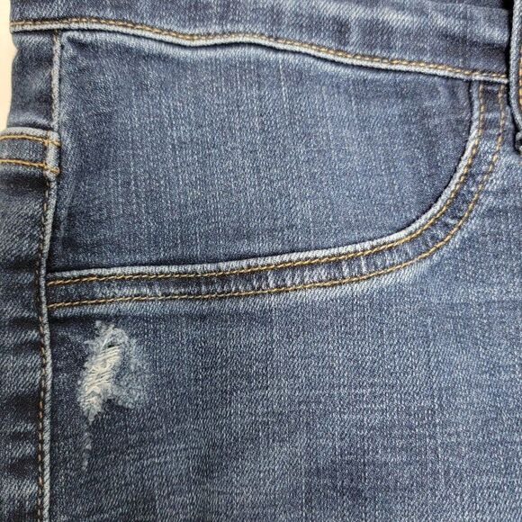 Encore Women's Jegging Skinny Jeans Size 3XL Medium Wash Blue Denim Stretch 35x2 - Picture 7 of 9